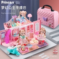 Girl Play House Toy Little Princess 3-6 Years Old Handbag Birthday Gift Box Girl Doll House 2TT0