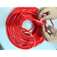 SAMCO®    RED      VACUUM HOSE ID 4MM ~  12 LOGO  PER METER  /    50 METER
