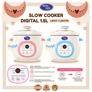 Baby Safe LB017 & LB017B Slow Cooker Digital Series 1.5L - Pink & Blue