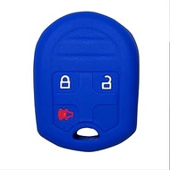 Key Fob Cover for Ford F150 3 Buttons Silicone Key Fob Remote Case Fit for Ford Edge Expedition Expl