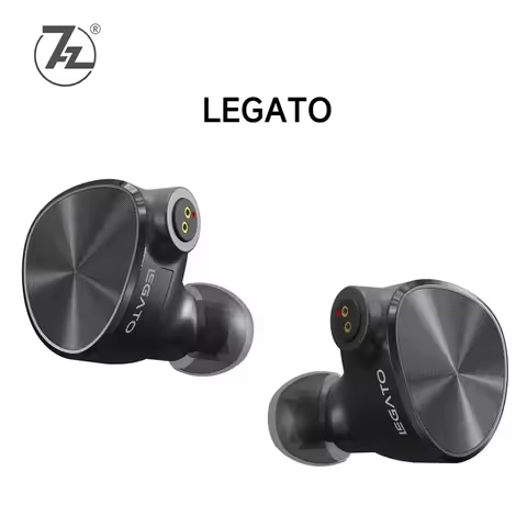 7HZ Legato Dual Dynamic Drivers HiFi in-Ear Monitors Earphones with 2Pin 3.5mm Cable