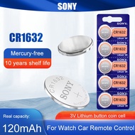 Sony CR1632 Button Battery For Watch Car Remote Key Remote Scale Cr 1632 ECR1632 GPCR1632 3v Lithium