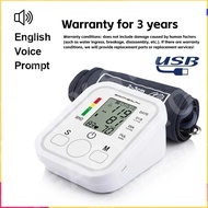 【3 Years Warranty】Blood Pressure Monitor Automatic Digital LCD Monitor Arm Blood Pressure Monitor BP