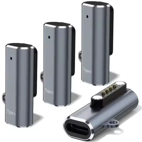 Type C to Watch Charger Magnetic Charging Adapter Connector for Pitch 7.62mm 2Pin/4Pin Smart Watch/B