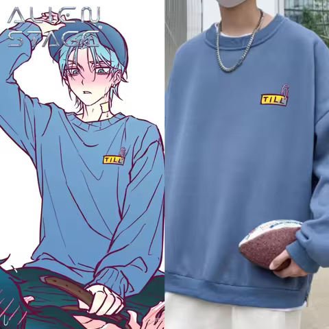 Anime Alien Stage TILL Cosplay Coat Adult Unisex Hoodless Pullover Printing Sweatshirts Jacket Causa