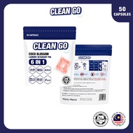 CleanGo 6 IN 1 MS COCO LAUNDRY CAPSULES 【COLOUR PROTECTION】【99.9% Antibacterial】【45 Days Fragrance】(