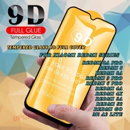 Tempered Glass Full Cover 9D XIAOMI REDMI A1 10 10A 10C 9C 9 9A 8A PRO 8 8A 3 6 PRO 4A 4X 5A S2 GO M