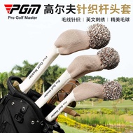 PGM Golf Club Headgear Wool Knit Universal Wooden Club Cover Club Head Cap Cover Embroidered Protect