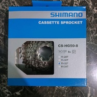 Shimano Sprocket Cs - HG50 - 8 Speed 11-32T Cassette Slop Slup Original