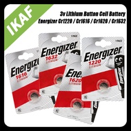 Energizer Cr1220 / Cr1616 / Cr1620 / Cr1632 3v Lithium Button Cell Battery