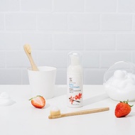 【babysassi誰是寶貝】兒童專用護齒泡沫牙膏(溫和草莓)