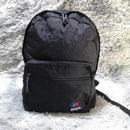 Kaepa Black Nylon Backpack Bag