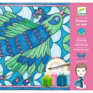 Djeco Silk Scarf Painting Peacock