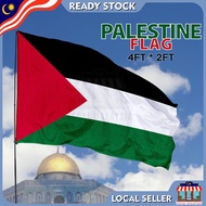 READY STOCK Bendera Palestine 2ft x 4ft/ Palestine National Country Flag