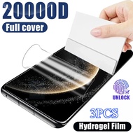 3Pcs HD And Privacy Silicone Soft Hydrogel Film For Huawei Mate 40 40E 50 50E 60 70 Pro Pro+ RS Pors