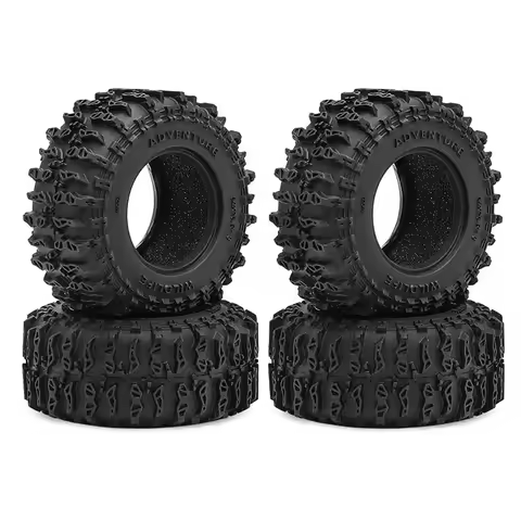 4PCS RC S5 1.3" Mud Paw Tires 64*24mm for 1/24 1/18 RC Crawlers