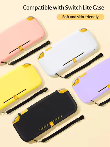 [With lanyard]Switch Lite Protective Case for Nintendo Switch Lite, for Switch Lite Screen Protector