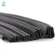 1/2/3M Black Rubber Edge Strip U Section Anti Oil Seal Edge Shield Encloser Inner Width 0.5-10mm Hig