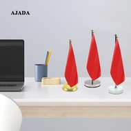 [AJAZ] Table Flag Stand Desktop Flag Stand Metal Desktop Meeting Office Flag Holder