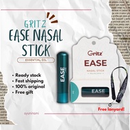 [READY STOCK + ORIGINAL] GRITZ EASE NASAL STICK AID AROMETHERAPIC INHALER