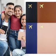 Passport Cover Card Slot Passport Holder ID Card Pocket Handbag Document Bag Travel Case Wallet Saru