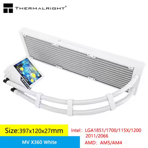 Thermalright MJOLNIR VISION X 360 Chassis water cooling radiator/3.5-inch magnetic LCD display/No fa