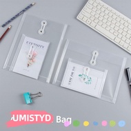 UMISTYDREAMUM9U File Bag, A5/A6 Transparent File Folder, High Quality Waterproof Plastic Stationery 