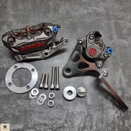 Y16ZR Y15ZR RS150 RSX150 ORIGINAL M3 K50 K5 4POT RED LOGO CALIPER FRONT Y15 Y16 BREMBO P34 2POT CALI