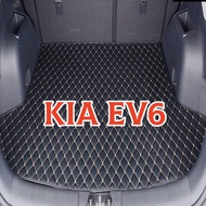 Suitable for Kia ev6 Dedicated Car Leather Rear Compartment Mat Rear Trunk Mat Waterproof Mat Wear-R