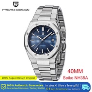 100% official Pagani Design watch automatic watch Seiko NH35 luxury men watch 100M submariner mechanical watch men watch 手表 PD-1673