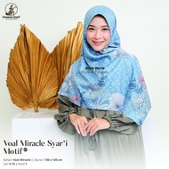 130 X 130 CM Umama Voal Miracle Syari / Jilbab Segiempat Syari / Kerudung Voal Motif  Syari Terbaru COD