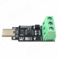 Type-C to RS485 Conversion Module for Android Serial OTG USB Type-C to 485 Converter Modules 600W Pr