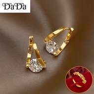 emas bangkok original cop 916 malaysia anting2 emas womens round face zircon Opal haute couture jewe