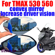 Deuuo สำหรับยามาฮ่า T-MAX,อุปกรณ์เสริมสำหรับ TMAX560 TMAX530 530 560กระจกนูนเพิ่มกระจกมองหลังเลนส์มองกระจกด้านข้าง