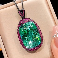 2025 Zhuangsheng Jewelry Copper Bottom Gold-Plated Simulation Para Green Black Gold Unique Pendant N