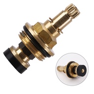 [AHR0]Brass Slow Opening Spool Faucet Hot And Cold Water Spool G1/2 For BSP 20 Tooth