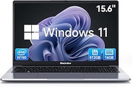 Blackview 15.6 Inch Laptop, N150 (Better N95/N97) up to 3.6GHz, 16GB RAM 512GB SSD Notebook for Busi