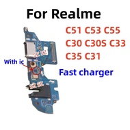 Charging board port for Realme C30 C30S C33 C35 C55 C31 C51 C53 Fast charger