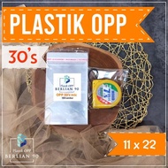 [ 1 Pack ] Plastik OPP Lem 11x22 cm Plastik Aksesoris isi 100 pcs Termurah
