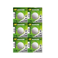 GP Alkaline A76 LR44 Battery Watch Car Alarm Calculator FX96 EL TX Button Batteries - 6 pieces Butto