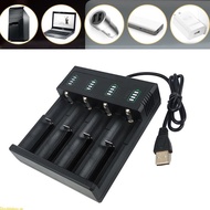 Doublebuy Portable USB 18650  Charger for 21700 26700 14500 18500 26650 Batteries with Intelligent C