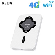 Kuwfi Mini 4G Mobile Router 150Mbps Portable LTE Router Wifi Hotspot SIM Modem Plug and Play Wifi Security Seing Up to 1