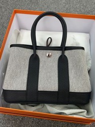 Hermes Garden Party Mini，Hermes mini garden party 熊貓帆布袋，愛馬仕迷你花園包熊貓色