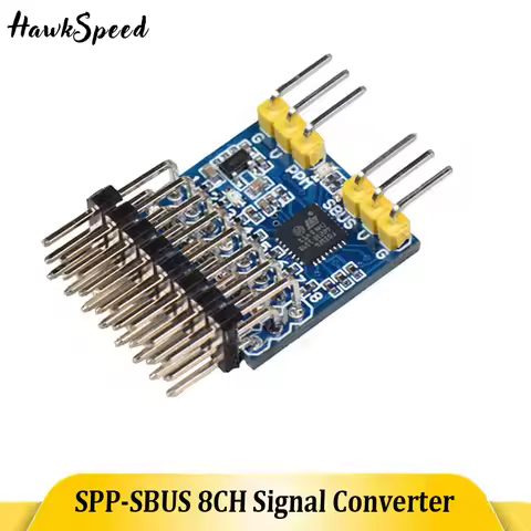 JHEMCU SPP 8CH Signal Converter Support SBUS PPM PWM Module Output For Flysky iA6B Frsky X8R Receive