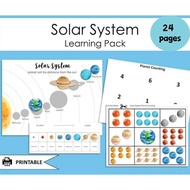 A129 - [PDF] Solar System Learning Pack 24 pages