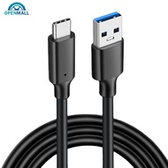 OPENMALL 1Pc USB3.2 To Type-C Data Cable 10Gbps High-Speed Wire Gen2 Hard Disk Data Cable 3A QC 3.0 