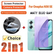 2 IN 1 Anti-blue Tempered Glass Film for Oneplus Nord N30 Glass Film for Oneplus Nord N30 N20 SE N10