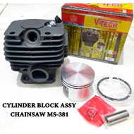 Chainsaw Block 381 Piston Set Cylinder Block Ms381
