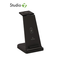 แท่นชาร์จไร้สาย TECHPRO 3 in 1 Wireless Charger Stand 15W Fast charge by Studio7