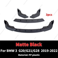 ตัวกระจายแสงด้านหน้ากันชนรถคางดัดแปลงชุดยกกระชับใบหน้าสำหรับ BMW ใหม่ G21 G20 G28 3ชุด2019 2020 2021